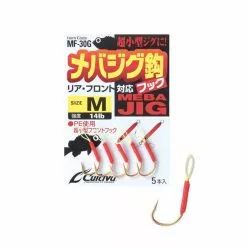 ASSIST HOOK OWNER ΜΟΝΟ ΜΕ ΝΗΜΑ ΚΑΙ ΘΗΛΕΙΑ MF-30G GOLD - 5 ΤΕΜ