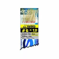 ΤΣΑΠΑΡΙ OWNER 58562 No6G FLUOROCARBON - 10 ΑΓΚΙΣΤΡΙΑ / 0.28MM/0.23MM