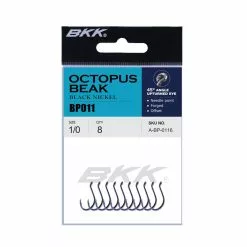 ΑΓΚΙΣΤΡΙ BKK OCTOPUS BEAK BLACK NICKEL No4/0 - 6/0 - 7 τεμ.