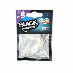 FIIISH BLACK MINNOW 160 No5 HOOKS BY VMC - 3ΤΕΜ