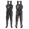 ΜΠΟΤΑ ΣΤΗΘΟΥΣ DRESS CHEST HIGH WADER AIRBORNE (RADIAL SHORE) BLACK -Μηχανισμοί πωλήσεων DRESS VEST AIRBORN