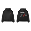 ZAVRAS FISHING BORN TO FISH ΡΑΦΤΟ LOGO HOODIES ΜΕ ΚΟΥΚΟΥΛΑ ΜΑΥΡΟ ΧΡΩΜΑ