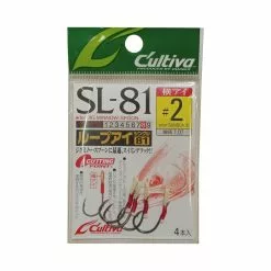 ASSIST HOOK OWNER ΜΟΝΟ ΜΕ ΝΗΜΑ SL-81 SINGLE HOOK GUN BLACK - 4 ΤΕΜ