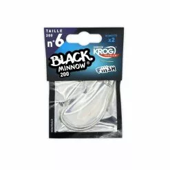 FIIISH BLACK MINNOW 200 No6 HOOKS BY VMC - 2ΤΕΜ