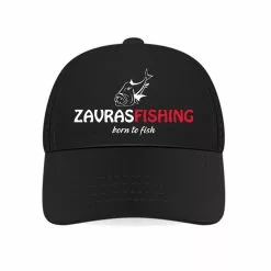 ΚΑΠΕΛΟ ZAVRAS FISHING TRUCKER MESH CAP ΣΤΑΜΠΑ / ΜΑΥΡΟ ΧΡΩΜΑ